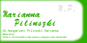 marianna pilinszki business card